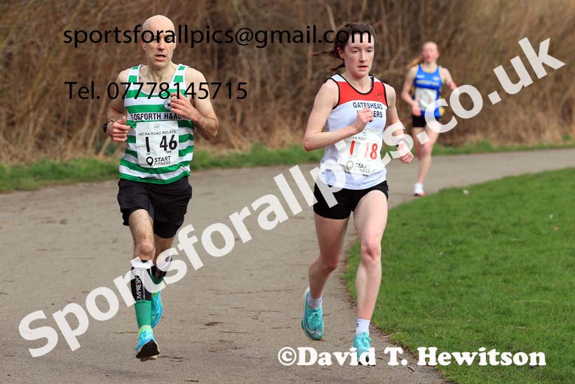 Senior Women, Veteran Women (Over-35) and Veteran Men 2024 NECAA Road Relays Champs., Hetton Lyons Country Park, Hetton le Hole, County Durham. Photo: David T. Hewitson/Sports for All Pics